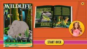 Barbie Wildlife Photography Game sample ending screen